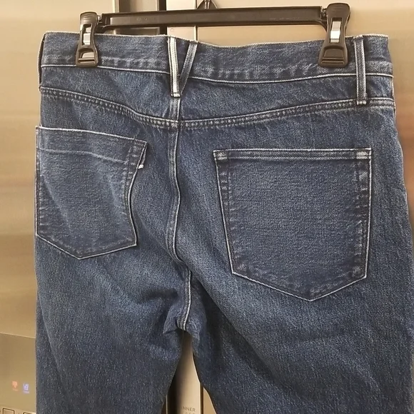 💕3x1💕 Straight Crop Fringe Jean Button Fly High Waisted Cropped ~ Lima 27 NWT